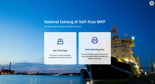 Selfkiosk Pelabuhan